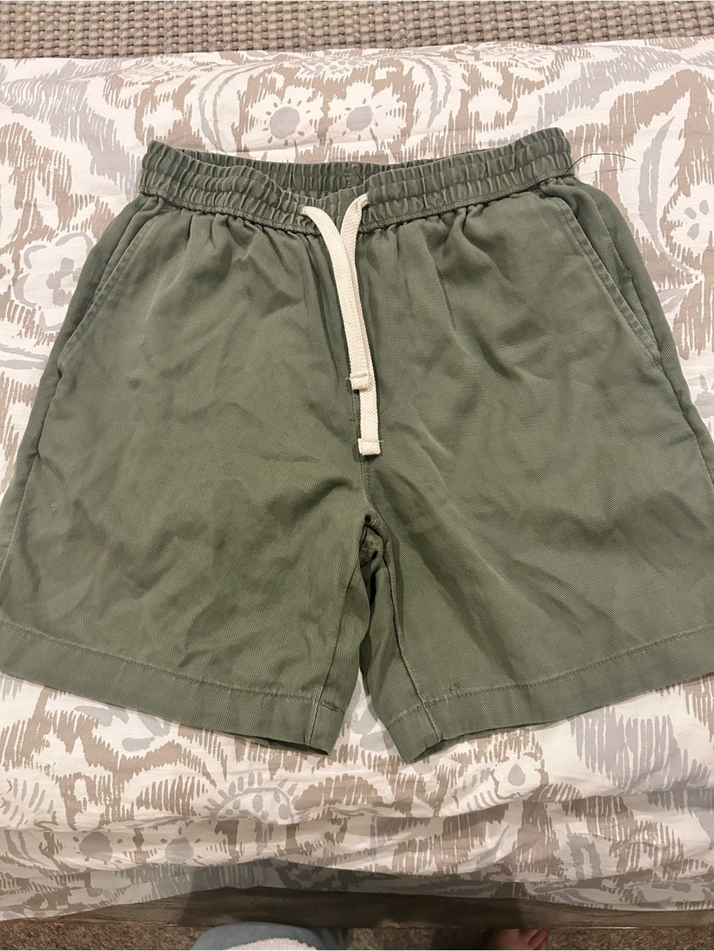 Goodfellow & Co Olive Drawstring Twill Shorts